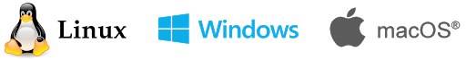 logo Linux Windows et Mac